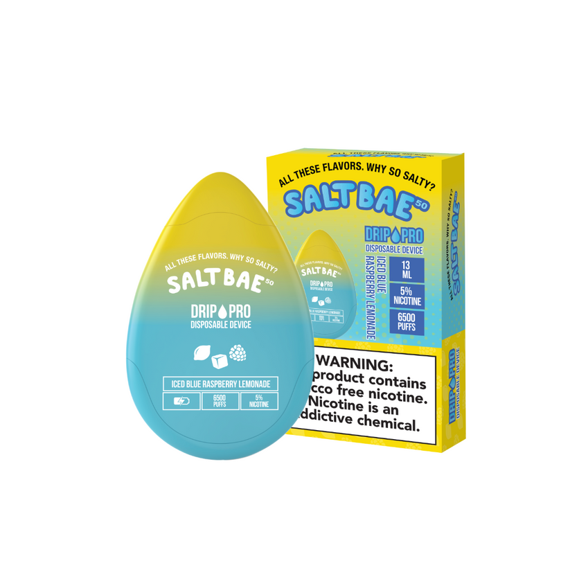 Saltbae50 Disposable Iced Blue Raspberry Lemonade Sb50 7671