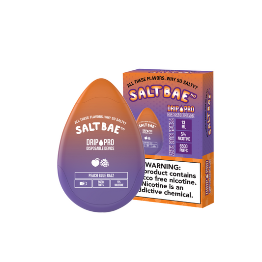 Saltbae50 Disposable- Peach Blue Razz